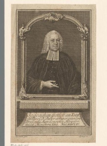 Portrait of Johann Joachim Gottlob Am Ende