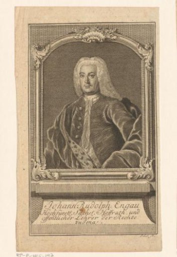 Portrait of Johann Rudolf Engau