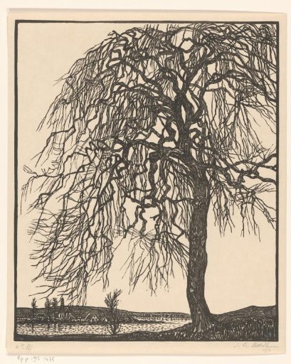 Landscape with Tree by the Water