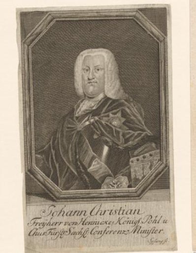 Portrait of Johann Christian von Hennicke