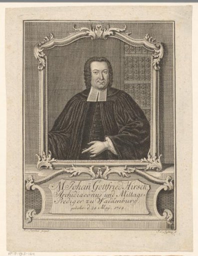 Portrait of Johann Gottfried Hirsch