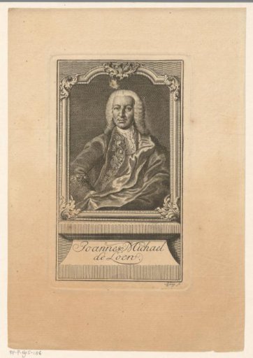 Portrait of Johan Michael von Loën