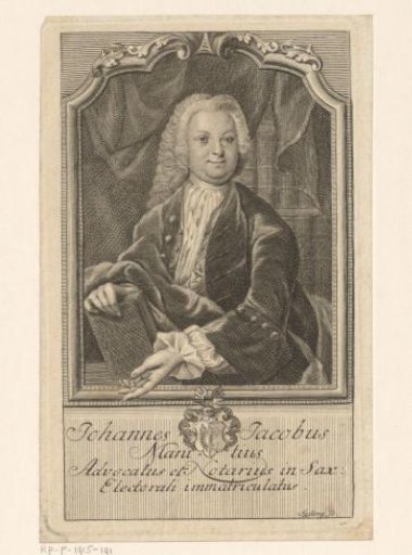 Portrait of Johann Jakob Manitius