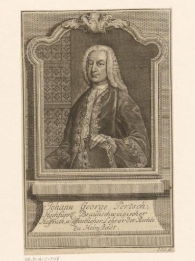 Portrait of Johann Georg Pertsch