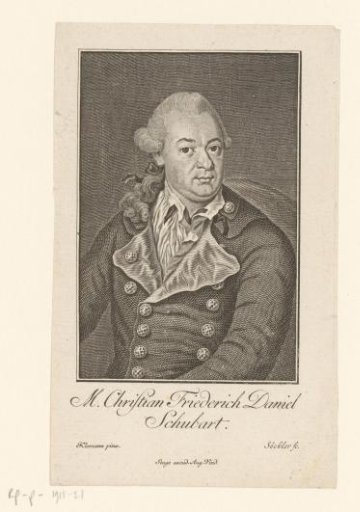 Portrait of Christian Friedrich Daniel Schubart