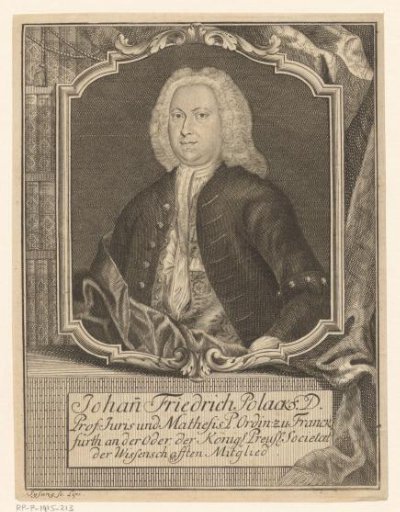 Portrait of Johann Friedrich Polack