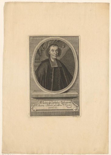 Portrait of Justus Gottfried Rabener