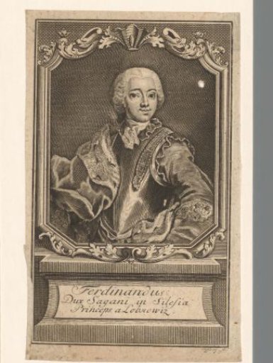 Portrait of Ferdinand Philipp Joseph Lobkowitz, Duke of Sagan