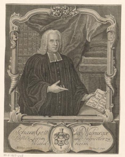 Portrait of Johann Gottlieb Walpurger