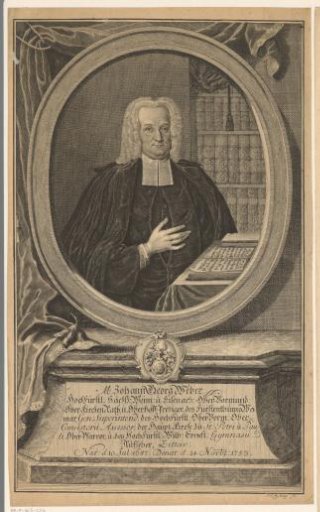 Portrait of Johann Georg Weber