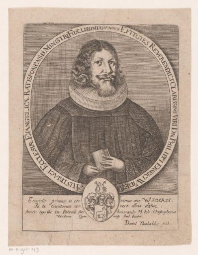 Portrait of Philipp Ehrenreich Wider
