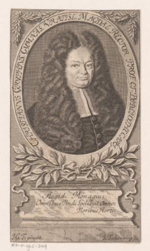 Portrait of Christian Gryphius
