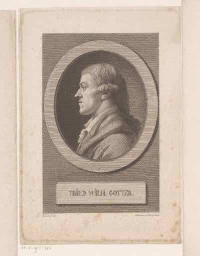 Portrait of Friedrich Wilhelm Gotter