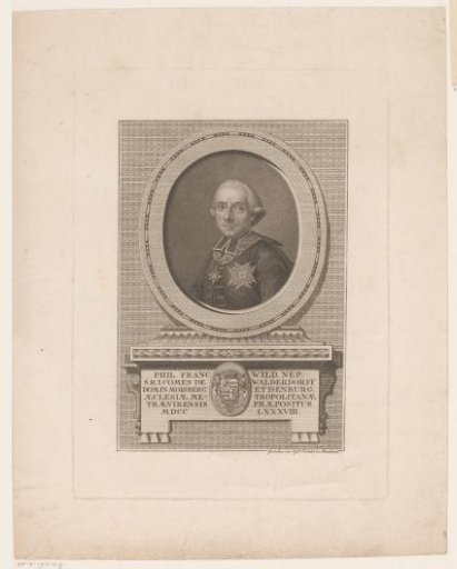 Portrait of Philipp Franz Wilderich Nepomuk von Walderdorf