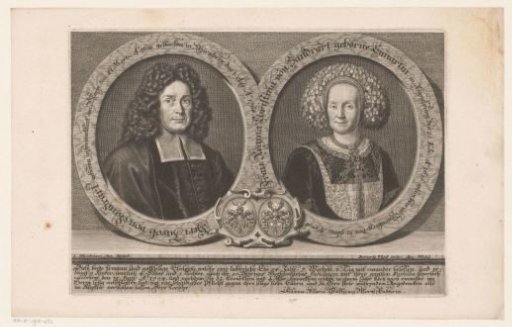 Double portrait of Jacob von Sandrart and Regina Christina von Sandrart
