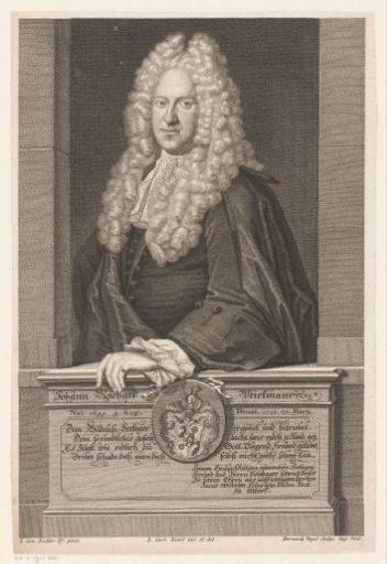 Portrait of Johann Michael Weickmann