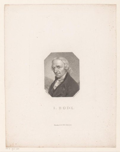 Portrait of Johann Elert Bode