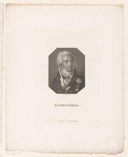 Portrait of Karl August von Hardenberg