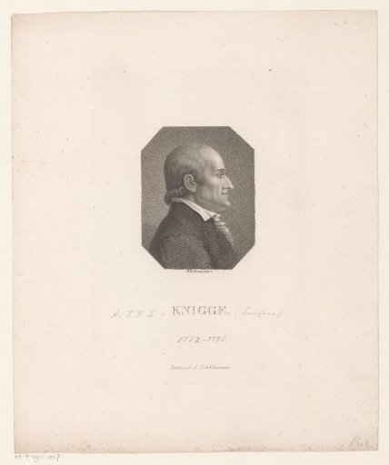 Portrait of Adolph Knigge