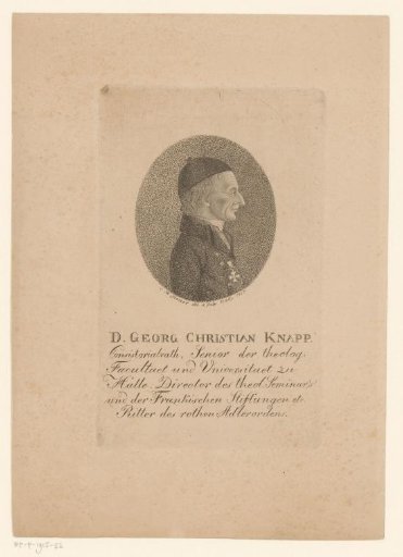Portrait of Georg Christian Knapp