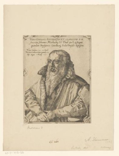 Portrait Of Johann Marbach
