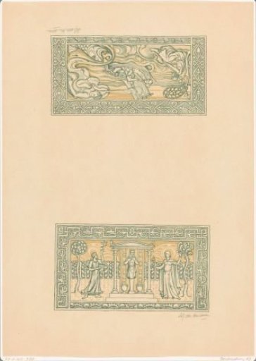 Two depictions with human figures