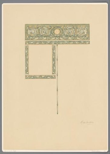 Page ornament with the initials of Isaac Israëls