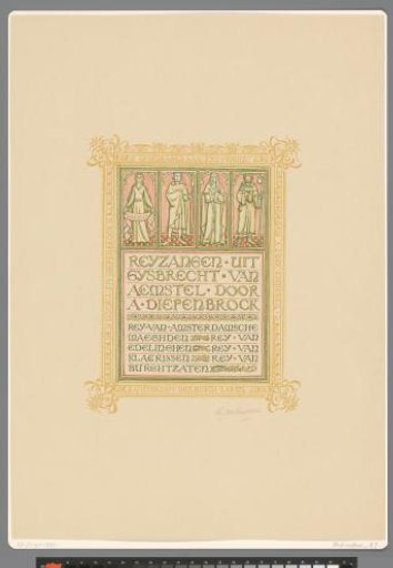 Journey songs from Gysbreght van Aemstel by A. Diepenbrock