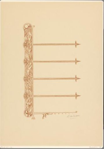 King, knights, women with child