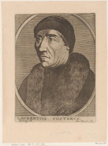 Portrait of Laurens Janszoon Coster