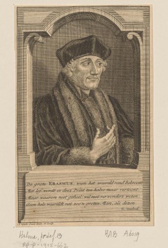 Portrait of Desiderius Erasmus