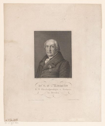 Portrait of Christoph Friedrich von Ammon