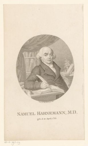 Portrait of Samuel Hahnemann