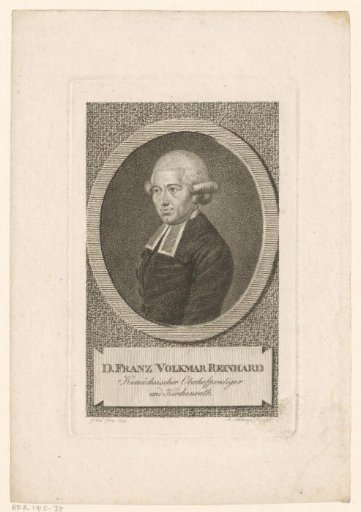 Portrait of Franz Volkmar Reinhard