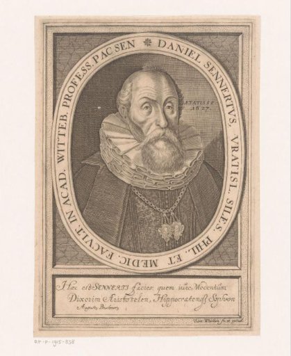 Portrait of Daniel Sennert