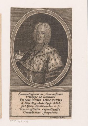 Portrait of Franz Ludwig von Pfalz-Neuburg