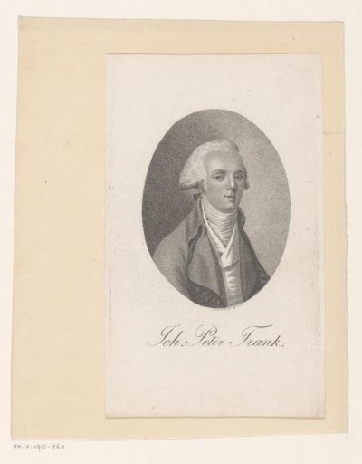 Portrait of Johann Peter Frank