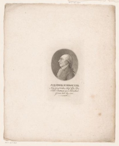 Portrait of Johann Hieronymus Schröter