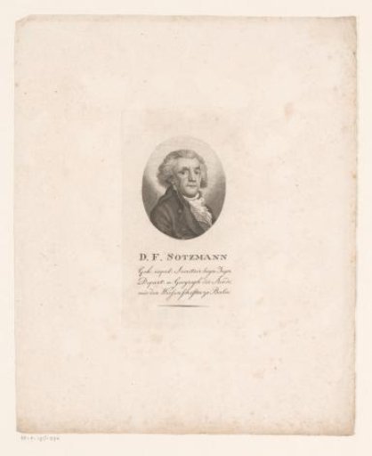 Portrait of Daniel Friedrich Sotzmann