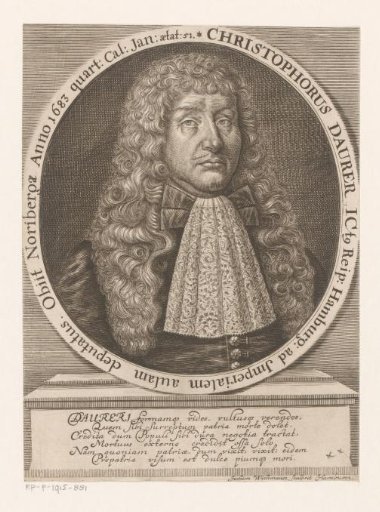 Portrait of Christoph Daurer