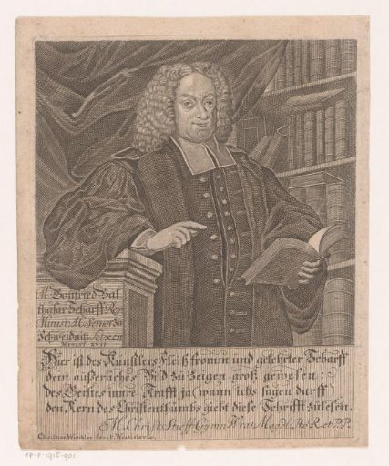 Portrait of Gottfried Balthasar Scharff