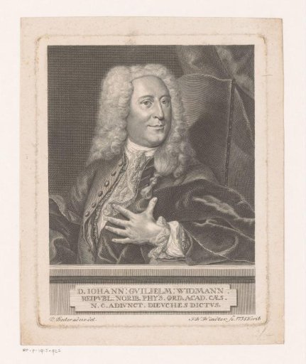 Portrait of Johann Wilhelm Widmann