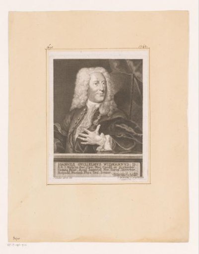 Portrait of Johann Wilhelm Widmann