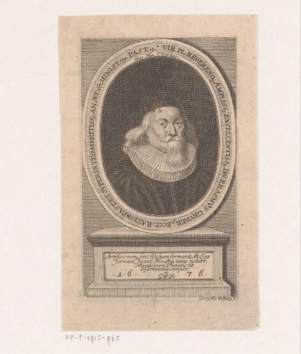 Portrait of Erasmus Gruber