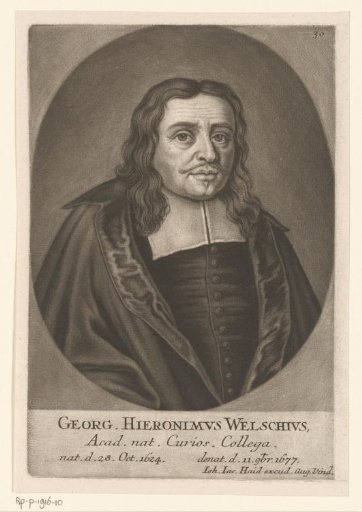 Portrait of Georg Hieronymus Welsch
