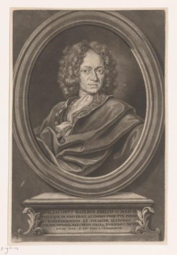 Portrait of Johann Jacob Baier