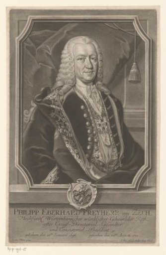 Portrait of Philipp Eberhard Zech