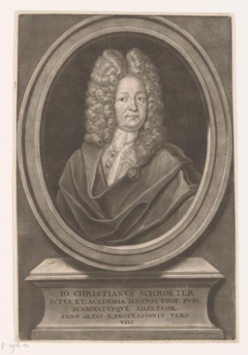 Portrait of Johann Christian Schröter
