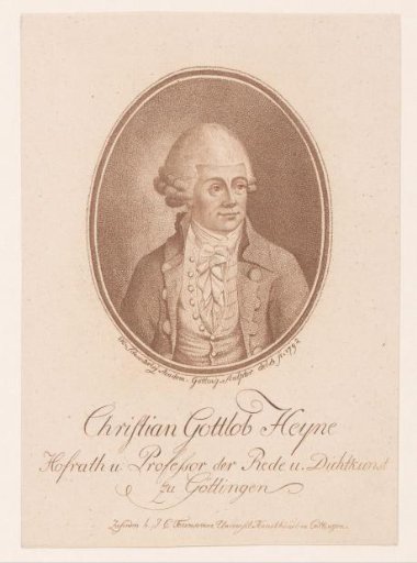 Portrait of Christian Gottlob Heyne