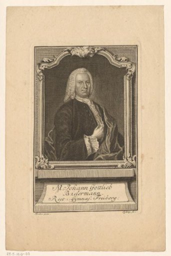 Portrait of Johann Gottlieb Biedermann